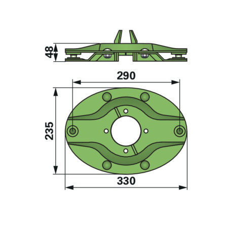 CUTTING DISC FOR KRONE