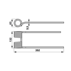 TEDDER TOOTH 153014.3