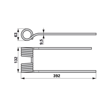 TEDDER TEETH FOR KRONE - 153014.3 
