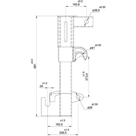 INTERFACE TROIS PONTS TYPE EURO 