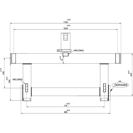 INTERFACE TROIS PONTS TYPE EURO 