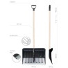 50 CM ABS PLANER WITH BEECH HANDLE
