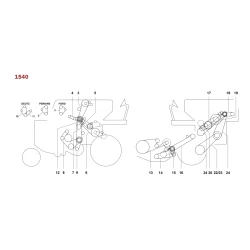 CINGHIE PER MIETITREBBIA NEW HOLLAND - CLAYSON 1540