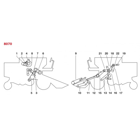 CORREAS PARA COSECHADORAS NEW HOLLAND - CLAYSON 8070