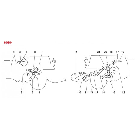 CORREAS PARA COSECHADORAS NEW HOLLAND - CLAYSON 8080