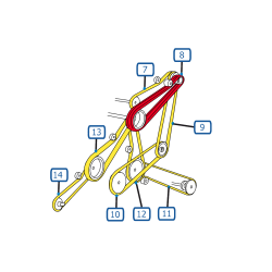 COURROIES COTE GAUCHE MOISSONNEUSE BATTEUSE NEW HOLLAND TC52