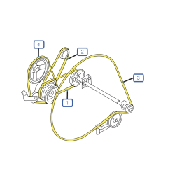 CORREIAS DE MOTOR CEIFEIRA-DEBULHADORA NEW HOLLAND TC5050