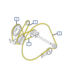 CORREAS MOTOR COSECHADORAS NEW HOLLAND TC5050