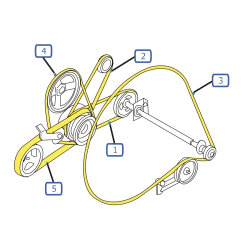 CORREIAS DE MOTOR CEIFEIRA-DEBULHADORA NEW HOLLAND TC5080