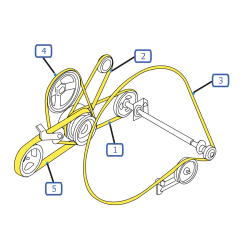 CORREAS MOTOR COSECHADORAS NEW HOLLAND TC5080