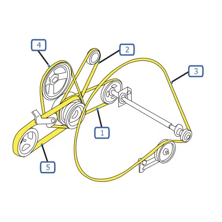 CORREAS MOTOR COSECHADORAS NEW HOLLAND TC5080