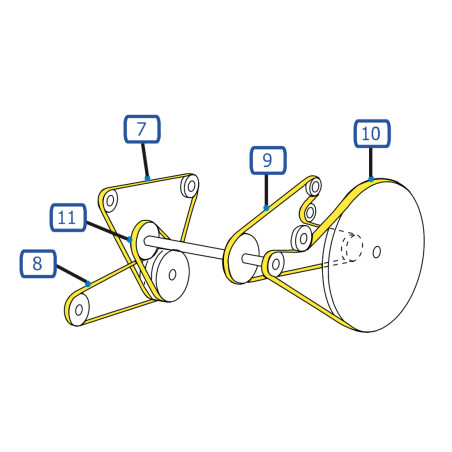 CORREAS MOTOR COSECHADORAS NEW HOLLAND TX68+