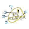 CORREIAS DO MOTOR DA CEIFEIRA-DEBULHADORA NEW HOLLAND CS660