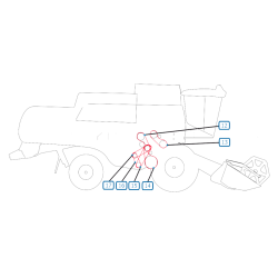 RIEMEN FÜR DIE RECHTE SEITE DES MÄHDRESCHERS NEW HOLLAND CS660