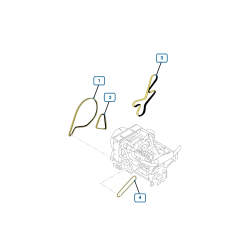 NEW HOLLAND CX7080 E4 ELEVATION COMBINE MOTOR BELTS