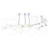 COURROIES COTE DROITE MOISSONNEUSE BATTEUSE CLAAS DOMINATOR 88