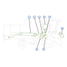 COURROIES COTE DROITE MOISSONNEUSE BATTEUSE CLAAS DOMINATOR 88 VX