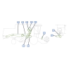 COURROIES COTE DROITE MOISSONNEUSE BATTEUSE CLAAS MEGA 204