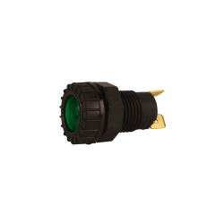 LUZ INDICADOR VERDE DIAM 14 MM - DIMENSIONES TOTALES 17 MM