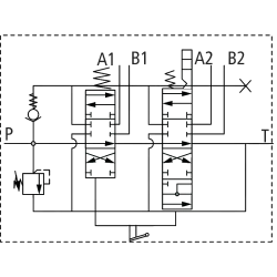 KIT MONO LEVIER + DISTRIBUTEUR + CABLES 1500 MM 40 L/MIN POUR CHARGEUR FRONTAL 