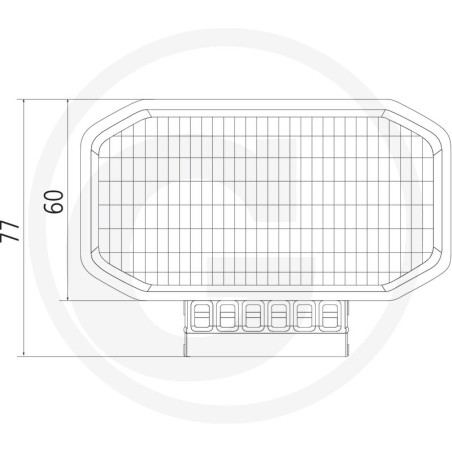 PHARE DE TRAVAIL LED POUR TRACTEURS CASE STEYR 
