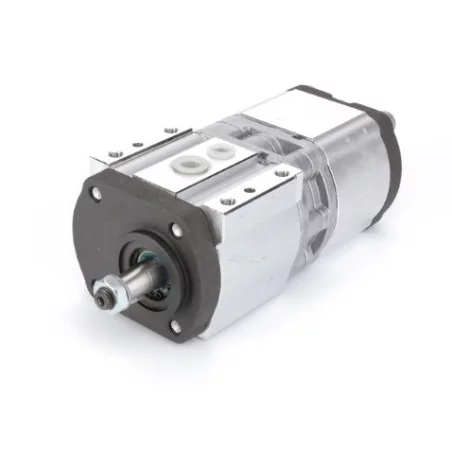 POMPE HYDRAULIQUE DOUBLE POUR MASSEY FERGUSON 19 + 11 CC POMPE HYDRAULIQUE DOUBLE POUR MASSEY FERGUSON 19 + 11 CC