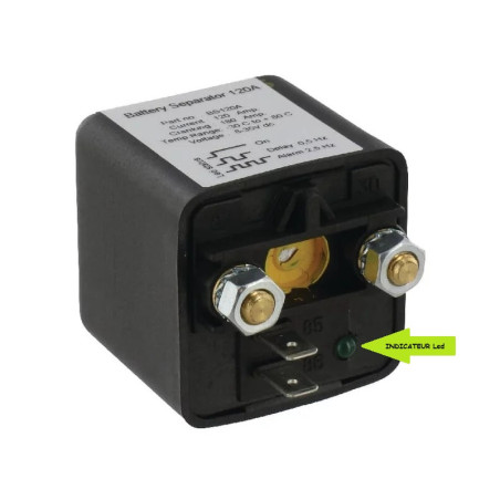 Relais De Démarrage Automobile 24V 120A - SPST Robuste, Pour Isolation De Batterie Ou Démarreur