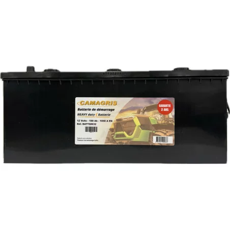 BATTERY 12V 180 AH 1250A EN DIN 68032 FOR AGRICULTURAL TRACTOR