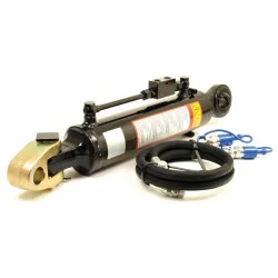 BARRE DE POUSSEE HYDRAULIQUE GENOUILLERE/ROTULE CAT 3/3 CYLINDRE 90 MM L 640 MM 