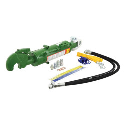BARRE DE POUSSEE HYDRAULIQUE GENOUILLERE/ROTULE CAT 3/3 CYLINDRE 90 MM - L 580 MM 
