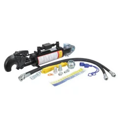 BARRE DE POUSSEE HYDRAULIQUE GENOUILLERE/CROCHET CAT 28/3 CYLINDRE 90 MM - L 650 MM 