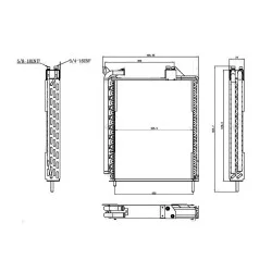 JOHN DEERE AIR CONDITIONER CONDENSER