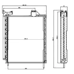 CONDENSEUR CLIMATISATION JOHN DEERE