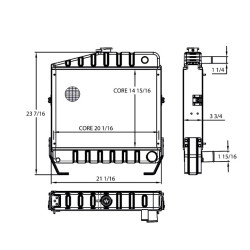 RADIATORE PER CASE 