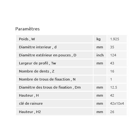 PIGNON COMMANDE NOUEUR POUR MARKAN CLAAS 