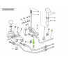 CABLE DE COMMANDE DISTRIBUTEUR HYDRAULIQUE POUR SAME LAMBORGHINI 