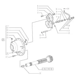 COLLECTEUR D'HUILE DE BOITE A VITESSE POUR NEW HOLLAND FORD 