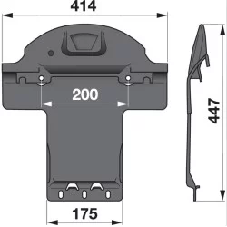 PATIN MONTAGE RAPIDE P-CUT POUR CLAAS DISCO 138466 