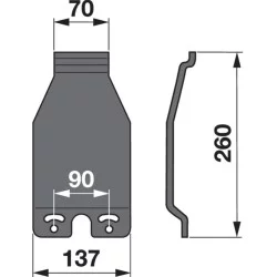 PATIN D'USURE POUR CLAAS DISCO - 936562.0 