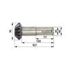 AXE 16 DENTS POUR FAUCHEUSE KRONE - 145206.3 