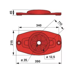 DISQUE DE COUPE POUR FAUCHEUSE KUHN - 56808210 