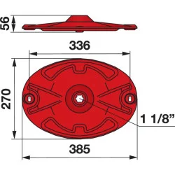 DISQUE DE COUPE POUR FAUCHEUSE KUHN - 56200700 
