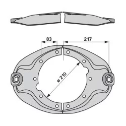 DISQUE DE COUPE POUR FAUCHEUSE KUHN - 55913700 