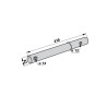 SHAFT FOR KUHN RAKER - K8009730 