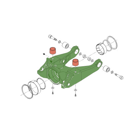 FRONT AXLE SILENTBLOCK FOR FENDT 