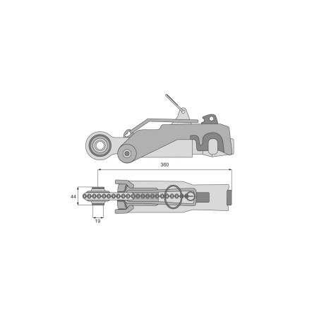 AUTOMATIC STABILIZER FOR CASE NEW HOLLAND TYPE CBM
