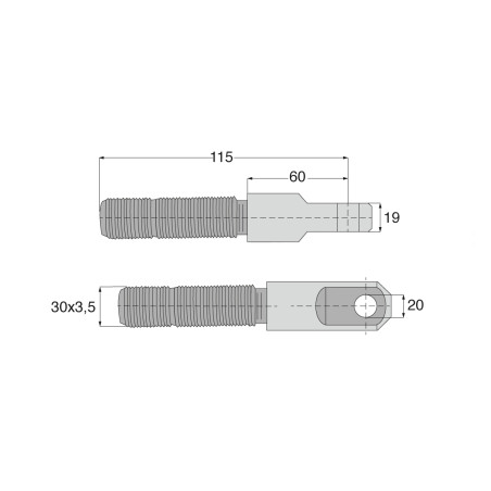 AUTOMATIC STABILIZER FOR CASE NEW HOLLAND TYPE CBM