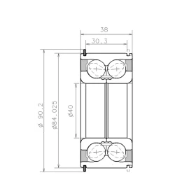 ROULEMENT DE PALIER POUR FAUCHEUSE KUHN 