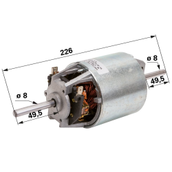 MOTEUR DE VENTILATEUR POUR TRACTEUR CASE NEW HOLLAND STEYR 