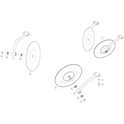 DISC FOR KUHN WINDROWER